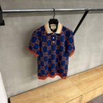 Gucci Jacquard Knit Polo Shirt